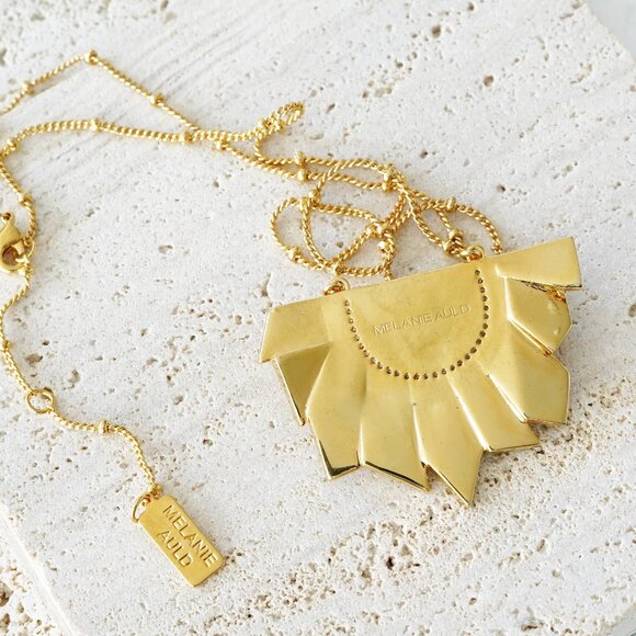 Anthropologie Melanie Auld Moonstone Pendant Necklace - Picture 2 of 2